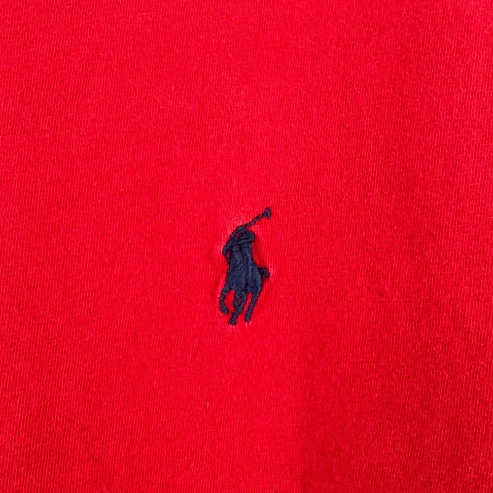 Polo Ralph Lauren Mens Red Short Sleeve Crew Neck Cotton T-Shirt Sz M Pony Logo